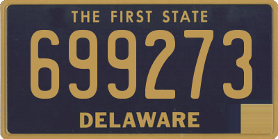DE license plate 699273