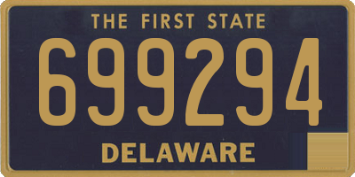 DE license plate 699294