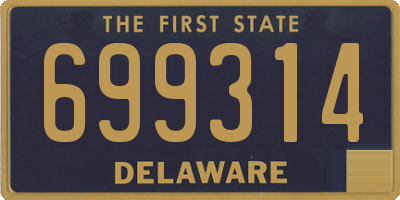 DE license plate 699314