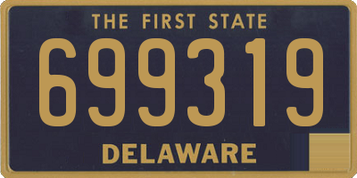 DE license plate 699319