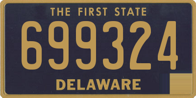 DE license plate 699324