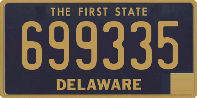 DE license plate 699335
