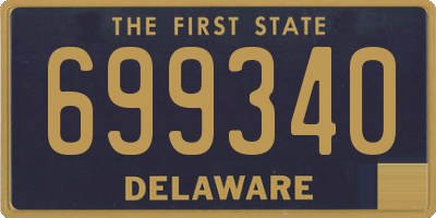 DE license plate 699340