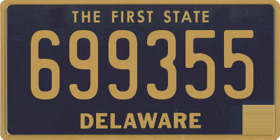 DE license plate 699355