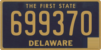 DE license plate 699370