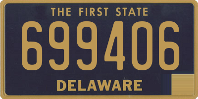DE license plate 699406
