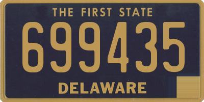 DE license plate 699435