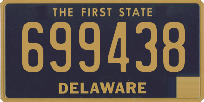 DE license plate 699438