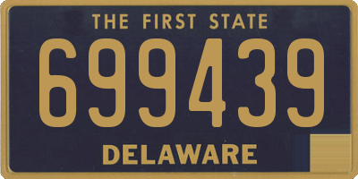 DE license plate 699439