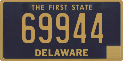 DE license plate 69944