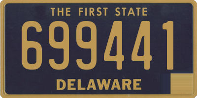 DE license plate 699441