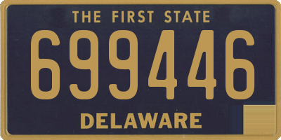 DE license plate 699446