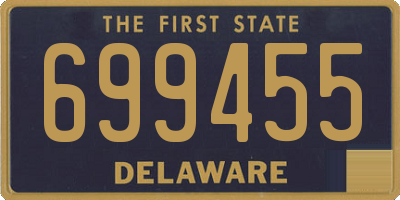 DE license plate 699455