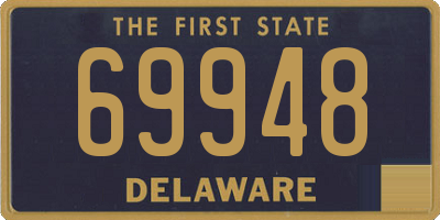 DE license plate 69948