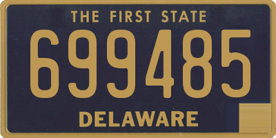 DE license plate 699485
