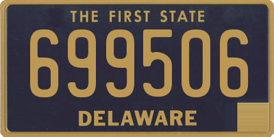 DE license plate 699506