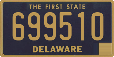 DE license plate 699510