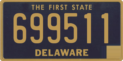 DE license plate 699511