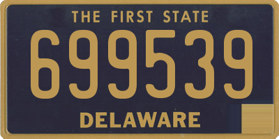 DE license plate 699539