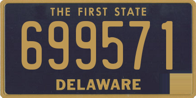 DE license plate 699571