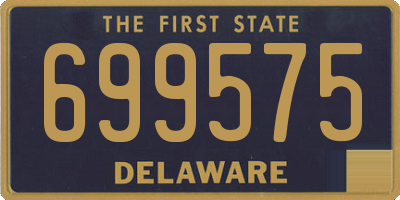 DE license plate 699575