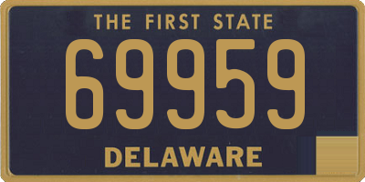 DE license plate 69959