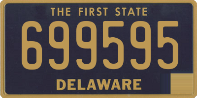 DE license plate 699595