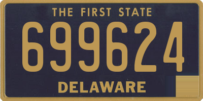 DE license plate 699624