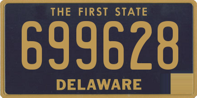 DE license plate 699628