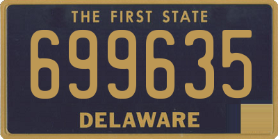 DE license plate 699635