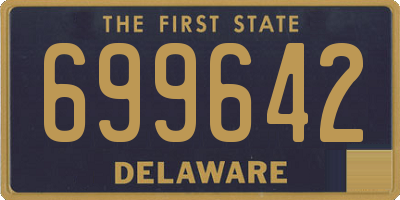DE license plate 699642