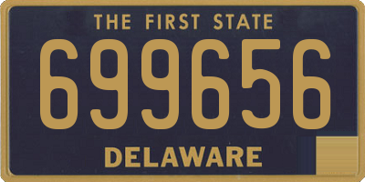 DE license plate 699656