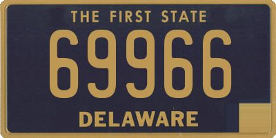 DE license plate 69966