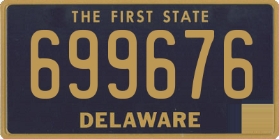 DE license plate 699676