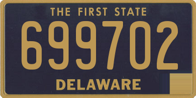 DE license plate 699702