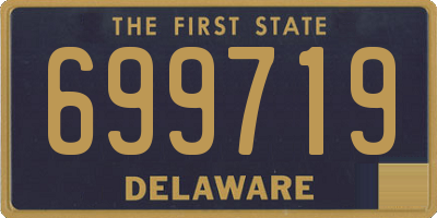 DE license plate 699719