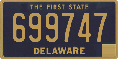 DE license plate 699747