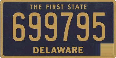 DE license plate 699795
