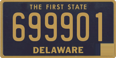 DE license plate 699901