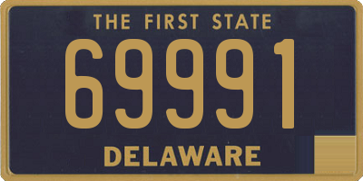 DE license plate 69991