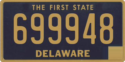 DE license plate 699948