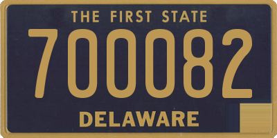 DE license plate 700082