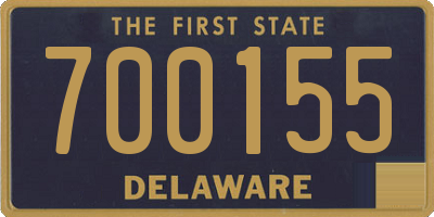 DE license plate 700155