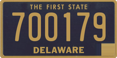 DE license plate 700179