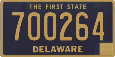 DE license plate 700264