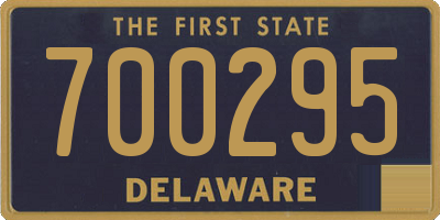 DE license plate 700295