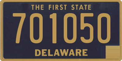 DE license plate 701050