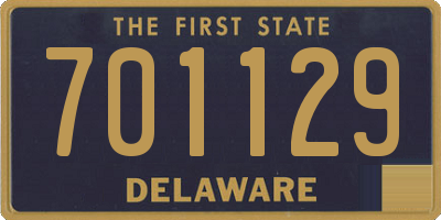 DE license plate 701129