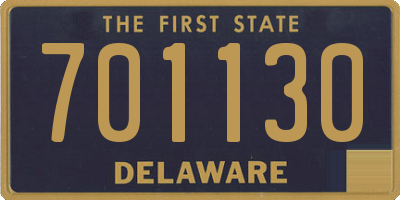 DE license plate 701130