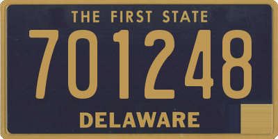 DE license plate 701248